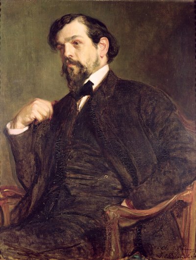 Portrait of Claude Debussy by Marcel Andre Baschet